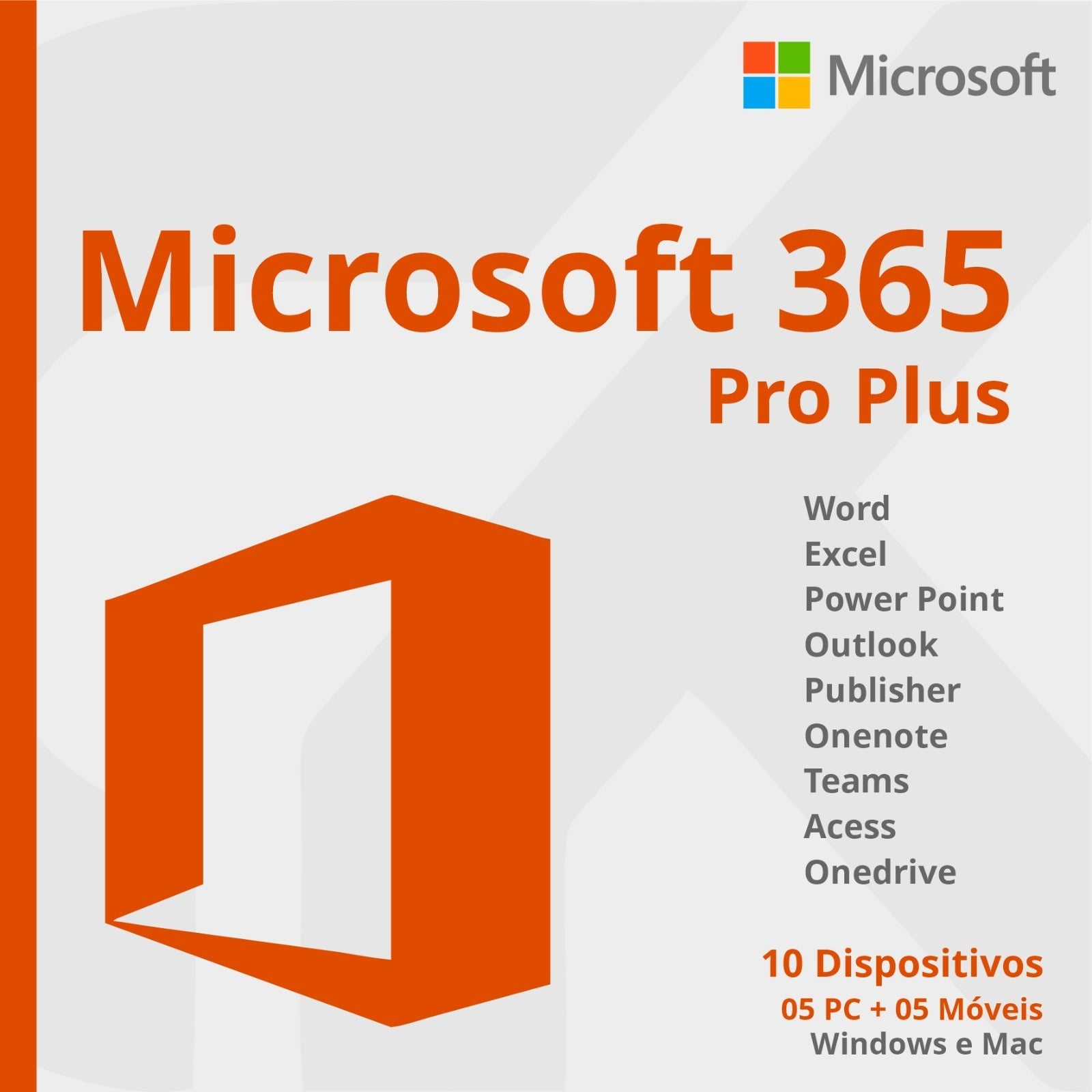Licença Office 365 2026 ( MacOS e IOS ) 10 Dispositivos