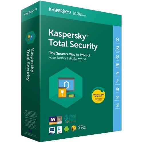 Kaspersky Total Security 1 Pc 2 Anos - Cartão Chave de Licença