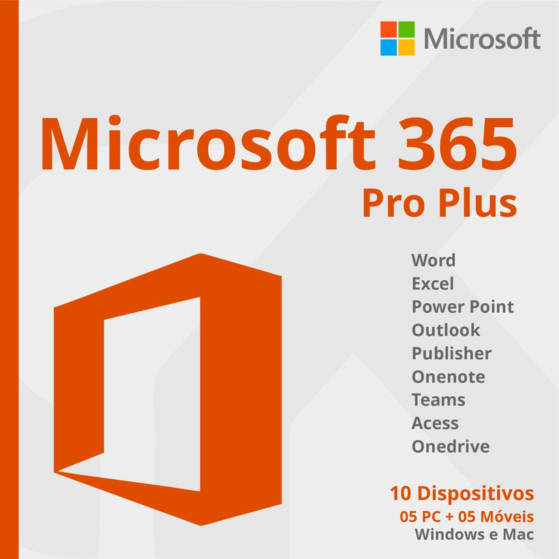 Licença Office 365 2024 ( MacOS e IOS ) 10 Dispositivos