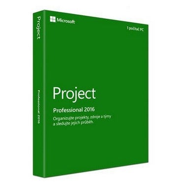 Microsoft Project Professional 2016 - Cartão Chave de Licença