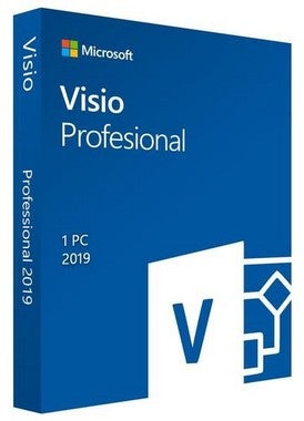 Microsoft Visio Professional 2019 - Cartão Chave de Licença